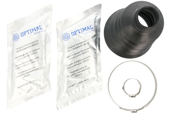 Dammskydd, drivaxel, På hjulsidan, framaxel höger, framaxel vänst