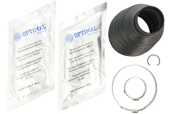 Dammskydd, drivaxel, På hjulsidan, framaxel höger, framaxel vänst