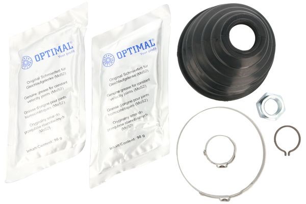 Dammskydd, drivaxel, På hjulsidan, framaxel höger, framaxel vänst