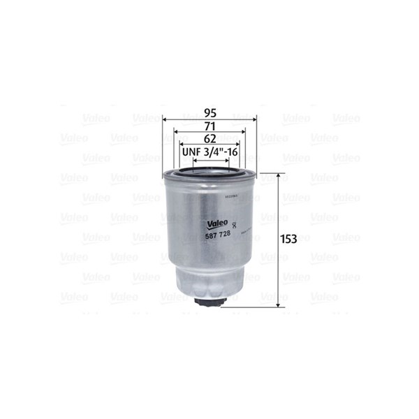 Bränslefilter Valeo 587728 VALEO