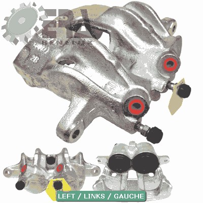 Bromsok Ventilerad, framaxel vänster Era benelux BC62234 ERA Benelux
