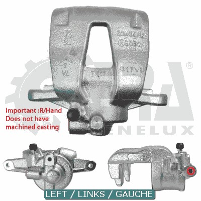 Bromsok, framaxel vänster, Framför axeln Era benelux BC64054 ERA Benelux