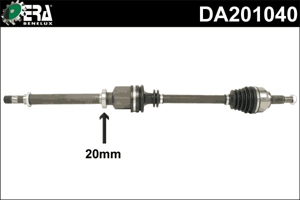 Drivaxel, framaxel höger Era benelux DA201040 ERA Benelux