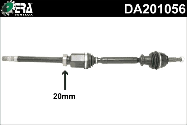 Drivaxel, framaxel höger Era benelux DA201056 ERA Benelux