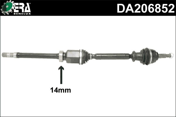 Drivaxel, framaxel höger Era benelux DA206852 ERA Benelux