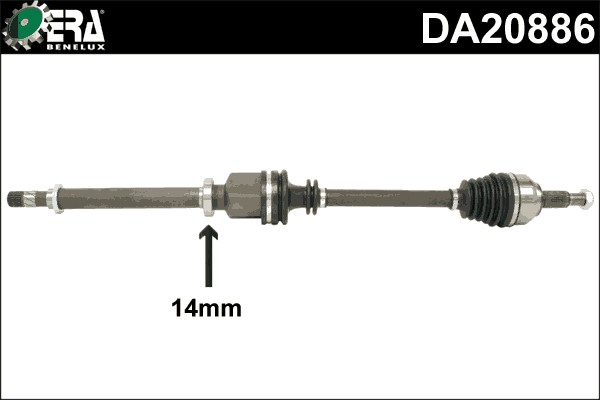 Drivaxel, framaxel höger Era benelux DA20886 ERA Benelux