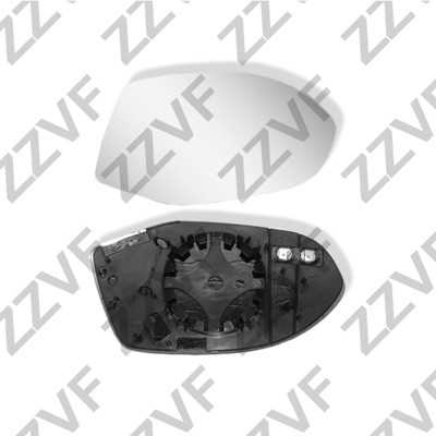 Spegelglas, yttre spegel, Höger Zzvf ZVAV2117 ZZVF