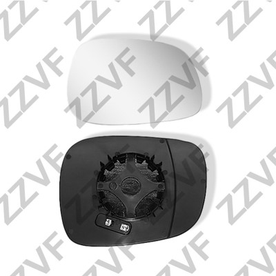 Spegelglas, yttre spegel, Vänster Zzvf ZVBM1115L ZZVF