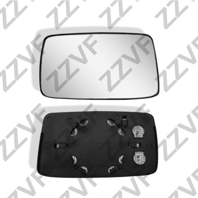 Spegelglas, yttre spegel, Höger Zzvf ZVG1H122A ZZVF