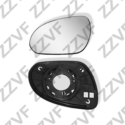 Spegelglas, yttre spegel, Vänster Zzvf ZVHY1105L ZZVF