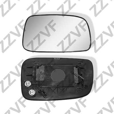 Spegelglas, yttre spegel, Höger Zzvf ZVTO2102R ZZVF