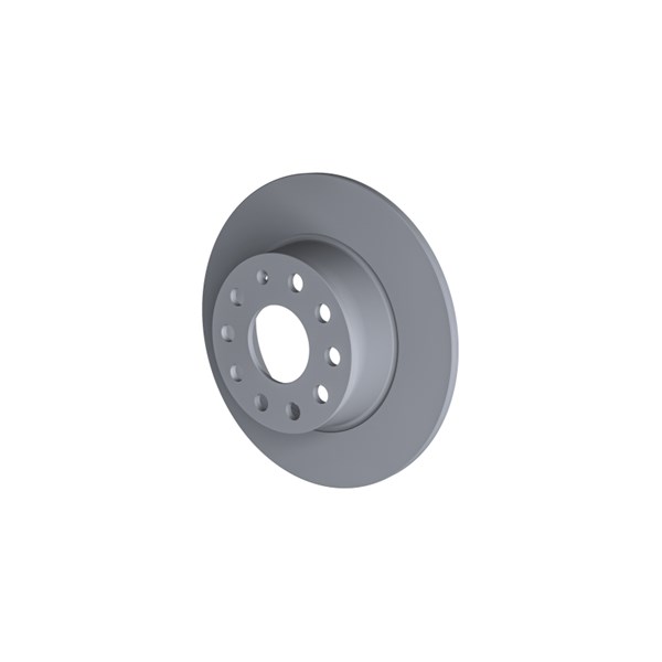 Bromsskiva Solid, Bakaxel Coated