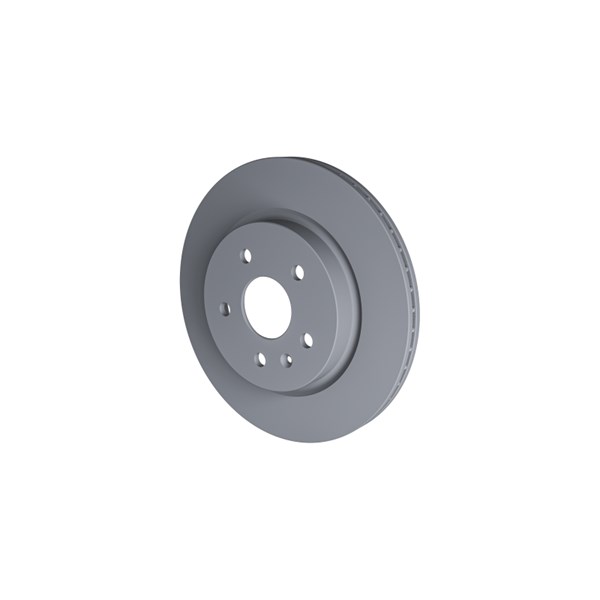 Bromsskiva Ventilerad, Bakaxel Topran Coated 208 306 TOPRAN