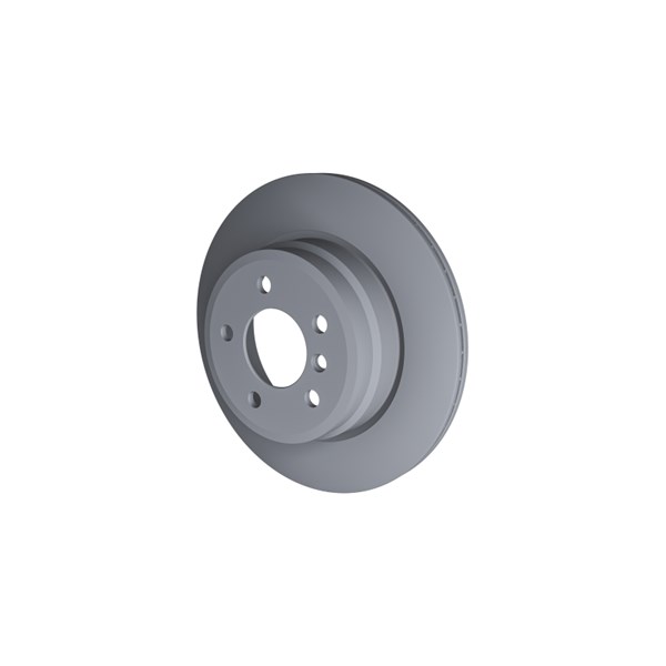 Bromsskiva Ventilerad, Bakaxel Topran Coated 502 030 TOPRAN