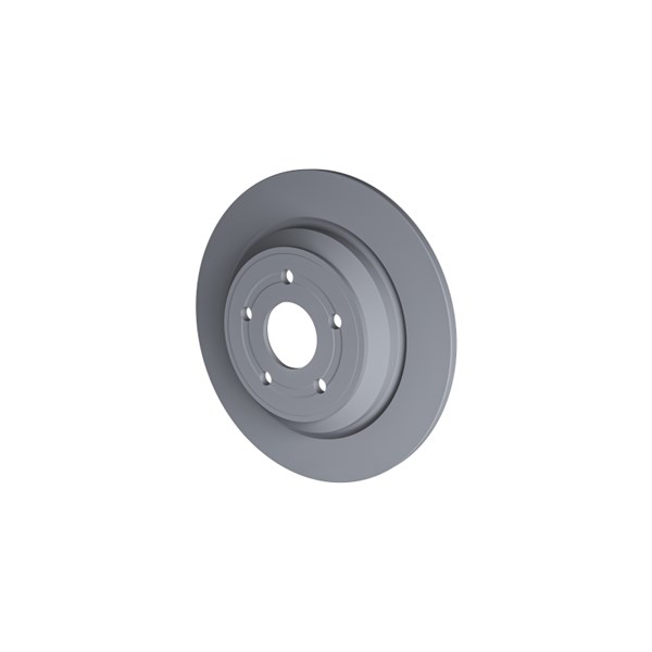 Bromsskiva Solid, Bakaxel Coated