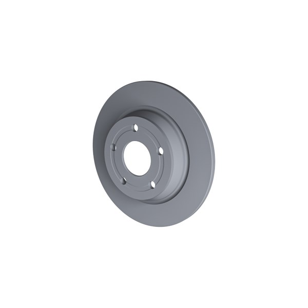 Bromsskiva Solid, Bakaxel Topran Coated 631 171 TOPRAN