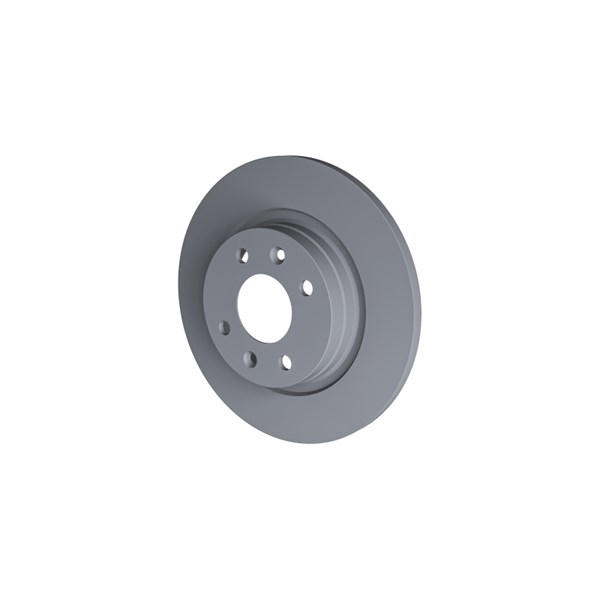 Bromsskiva Solid, Framaxel Coated