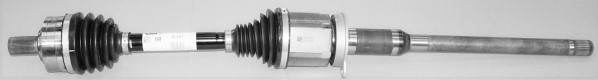 Drivaxel, framaxel höger Löbro 306520 LÖBRO