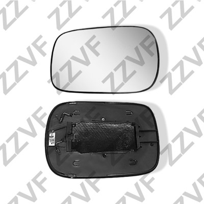 Spegelglas, yttre spegel, Höger Zzvf ZVVO2103R ZZVF