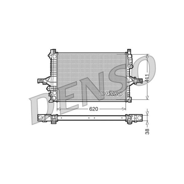 Kylare, motorkylning Denso DRM33065 DENSO
