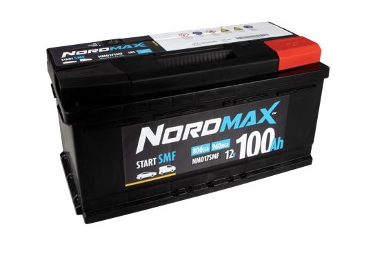 Startbatteri. Nordmax SMF   12V 100Ah 800A Nordmax