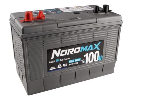 Startbatteri. Nordmax Fritids  12v 100ah, Universal Nordmax