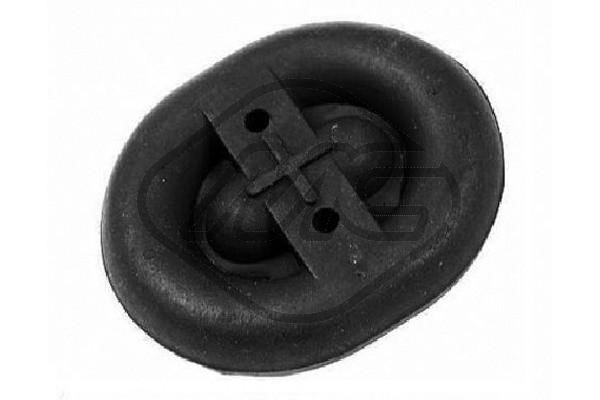 Gummiupphängning, ljuddämpare, Fram Metalcaucho 00497 Metalcaucho