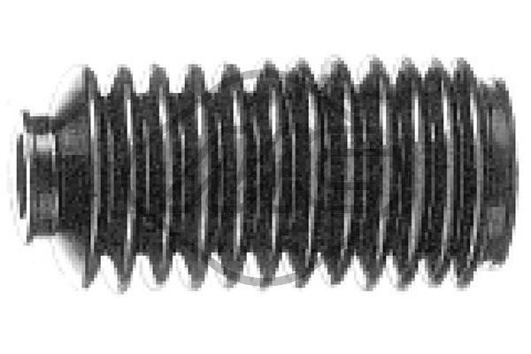 Dammskydd, styrsystem, på växellådssidan Metalcaucho 01511 Metalcaucho