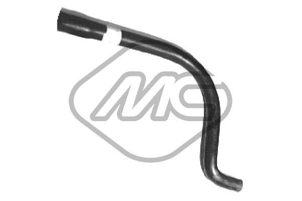 Slang, värmeväxlare, värmare, Höger Metalcaucho 07936 Metalcaucho