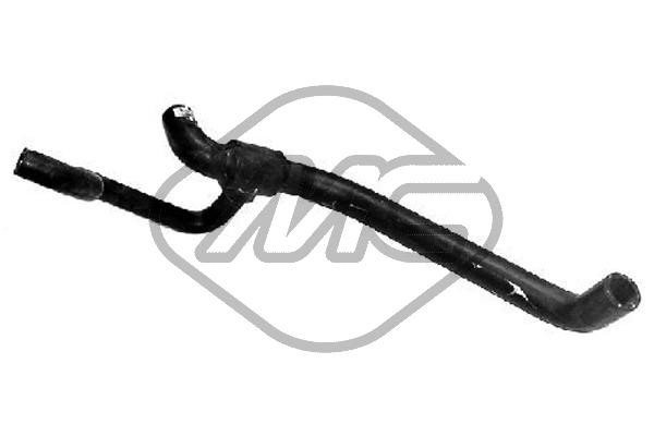 Slang, värmeväxlare, värmare, Vänster Metalcaucho 08263 Metalcaucho
