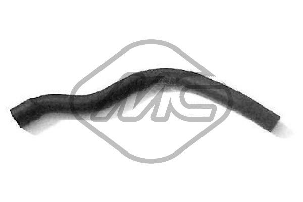 Slang, värmeväxlare, värmare, Vänster Metalcaucho 08393 Metalcaucho