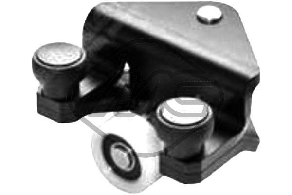 Rullstyrning, skjutdörr, Nedre, Höger Metalcaucho 43055 Metalcaucho