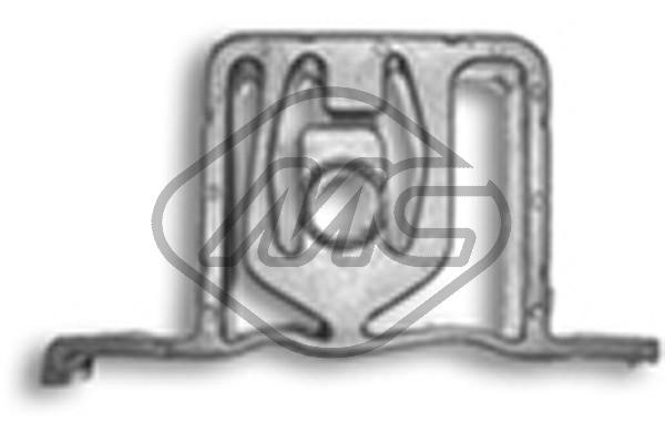 Gummiupphängning, ljuddämpare Metalcaucho 49014 Metalcaucho