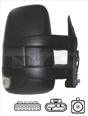 Sidospegel, Höger Tyc 315-0015 TYC
