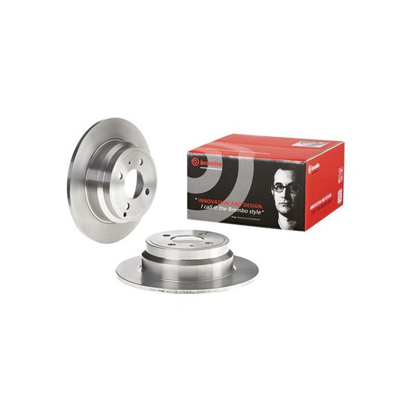 Bromsskiva Solid, Bakaxel Brembo 08.5569.14 BREMBO
