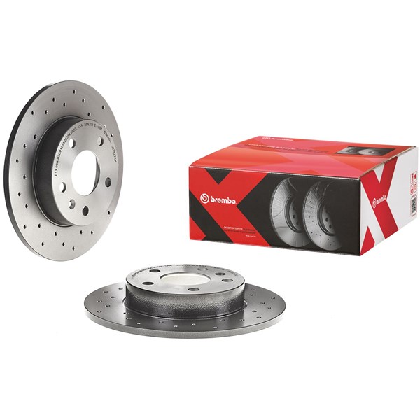 Bromsskiva Solid, Bakaxel Brembo Brembo xtra line 08.7627.1X BREMBO