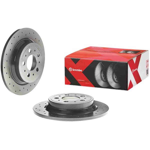 Bromsskiva Solid, Bakaxel Brembo Brembo xtra line 08.7765.1X BREMBO