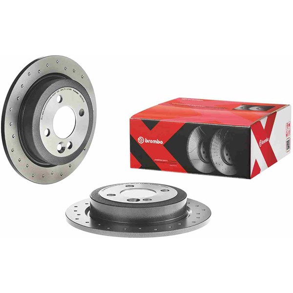 Bromsskiva Solid, Bakaxel Brembo Brembo xtra line 08.9163.1X BREMBO