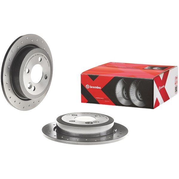 Bromsskiva Solid, Bakaxel Brembo Brembo xtra line 08.9163.2X BREMBO