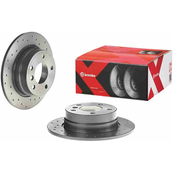 Bromsskiva Solid, Bakaxel Brembo Brembo xtra line 08.9787.1X BREMBO
