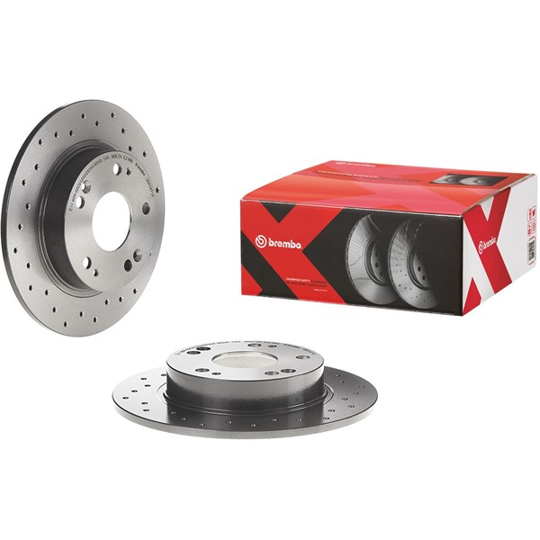 Bromsskiva Solid, Bakaxel Brembo Brembo xtra line 08.A147.1X BREMBO