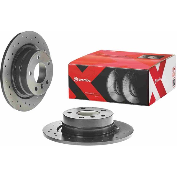 Bromsskiva Solid, Bakaxel Brembo Brembo xtra line 08.A205.1X BREMBO