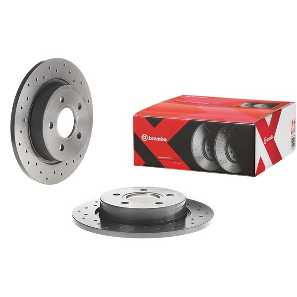 Bromsskiva Solid, Bakaxel Brembo Brembo xtra line 08.A725.1X BREMBO