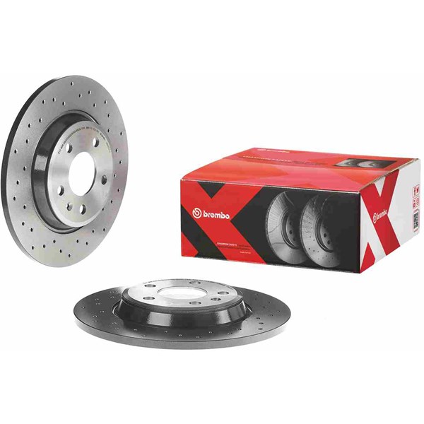 Bromsskiva, Bakaxel BREMBO