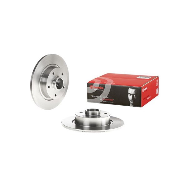 Bromsskiva Solid, Bakaxel Brembo Bearing disc line 08.B397.27 BREMBO