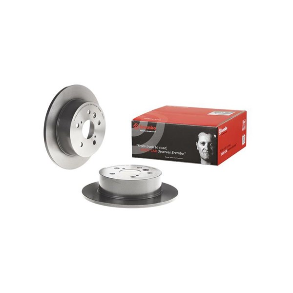 Bromsskiva Solid, Bakaxel Brembo Coated disc line 08.B566.11 BREMBO