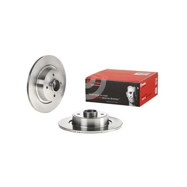 Bromsskiva Solid, Bakaxel Brembo Bearing disc line 08.B650.17 BREMBO