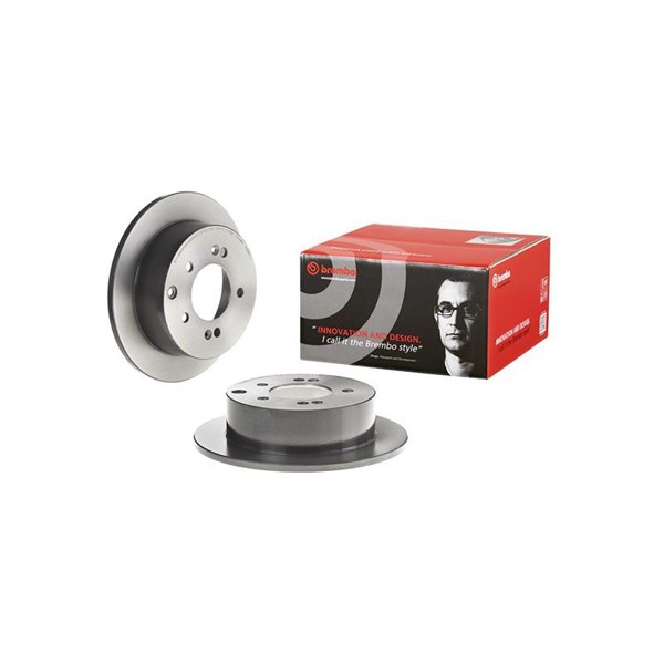 Bromsskiva Solid, Bakaxel Brembo Coated disc line 08.B667.11 BREMBO