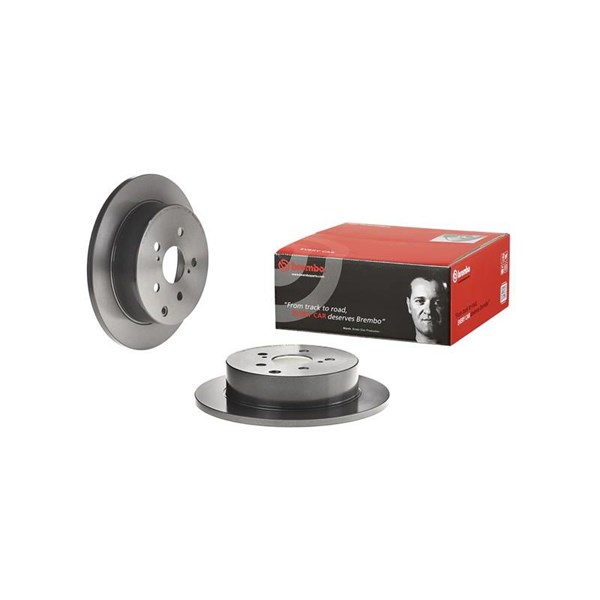 Bromsskiva Solid, Bakaxel Brembo Coated disc line 08.D712.11 BREMBO