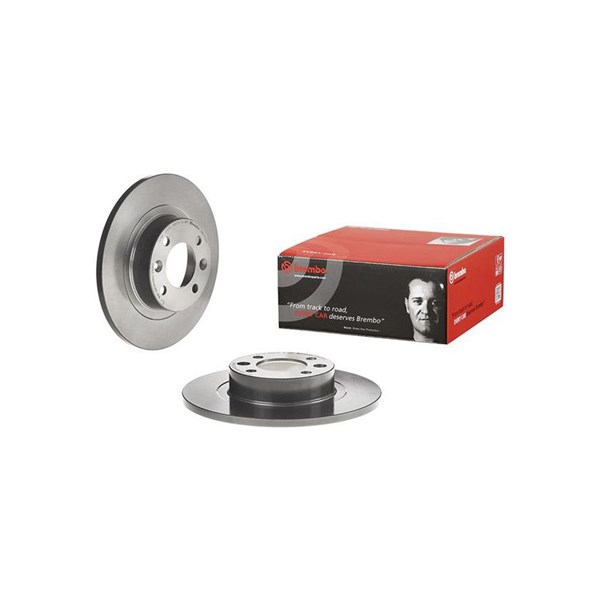 Bromsskiva Solid, Bakaxel Brembo Coated disc line 08.D750.11 BREMBO